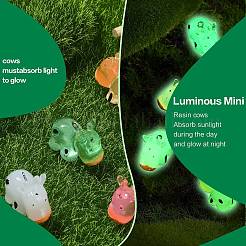 30шт 5 цвета подвески из светящейся смолы&nbsp;RESI-SZ0003-24