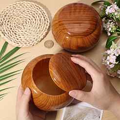 Пустые коробки из смолы с крышкой для китайского го&nbsp;CON-WH0092-95