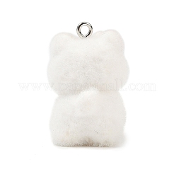 Флокированные подвески из непрозрачной смолы&nbsp;RESI-I353-02P-01