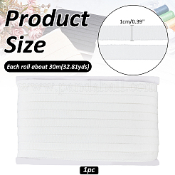 Лента из полиэстера длиной 30 м&nbsp;SRIB-WH0001-04B