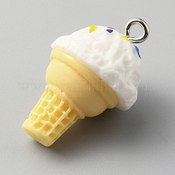 Непрозрачные подвески из искусственной смолы&nbsp;RESI-WH0035-44D