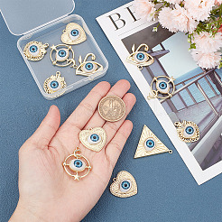 15 шт. 5 стильные подвески из эмалированного сплава с покрытием&nbsp;FIND-SC0004-09