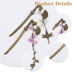 2шт. палочки для волос из сплава&nbsp;OHAR-CA00004