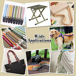 10 ярд полиэстеровой жаккардовой ленты&nbsp;OCOR-WH0101-187A