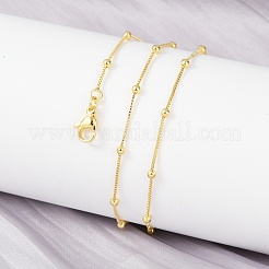 Ожерелье из латунных спутниковых цепочек для женщин&nbsp;NJEW-P265-05G