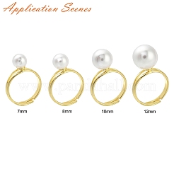 Латунные регулируемые кольца для пальцев&nbsp;KK-A272-11G