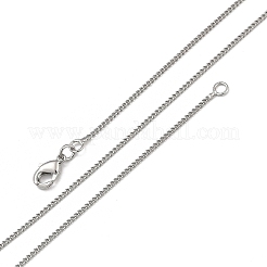 1 мм латунные цепочки с покрытием панциря для женщин и мужчин&nbsp;MAK-L044-26P