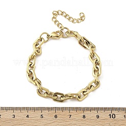 Браслеты-цепочки из нержавеющей стали 304 для женщин&nbsp;BJEW-F488-14G