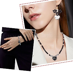 50 шт. 2-цветные непрозрачные акриловые бусины&nbsp;MACR-YW0003-58