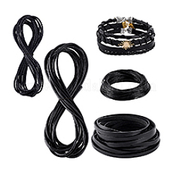 4 стиль плетеный шнур из коровьей кожи&nbsp;WL-PH0024-26B