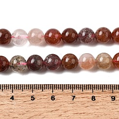 Натуральные кварцевые бусины супер семь нитей&nbsp;G-D359-B01-8mm