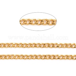 Цепи кубинские звенья из нержавеющей стали 304 с вакуумным покрытием pvd&nbsp;CHS-K016-02B-G