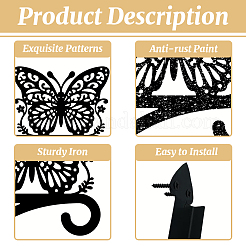 Железный кронштейн для вешалки для растений&nbsp;HJEW-WH0095-038