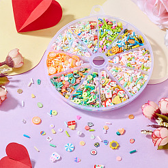 2800 шт. 10 стиля кабошонов из полимерной глины ручной работы&nbsp;CLAY-SW0001-02