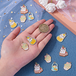 Подвески из сплава эмали 20шт 4 стиля&nbsp;ENAM-CJ0001-111