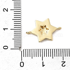 Подвески-звездочки с латунной эмалью&nbsp;KK-H529-17G