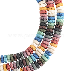 4 нить бусины из натурального вулканического камня&nbsp;G-LT0001-01B