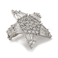 Реечное покрытие латунь микро паве прозрачный кубический цирконий твистер застежки&nbsp;KK-F863-06P