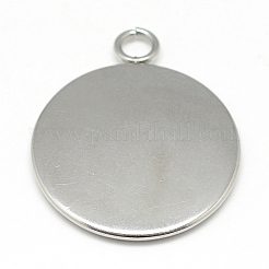 Подвеска-кабошон из нержавеющей стали 304&nbsp;LS-STAS-T008-130