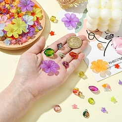 60 г 3 стиля прозрачных акриловых бусин&nbsp;MACR-YW0003-73