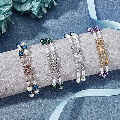 40 комплект из 4-х цветных застежек из нержавеющей стали 304&nbsp;STAS-UN0023-03