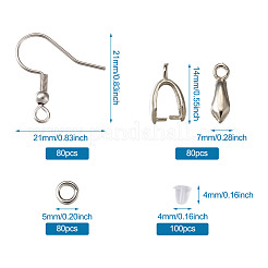 Крючки для сережек из нержавеющей стали 304&nbsp;STAS-TA0004-60