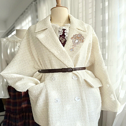 1 шт. броши из сплава со стразами&nbsp;JEWB-LP0004-80