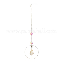 Латунные большие подвесные украшения&nbsp;LS-HJEW-M005-03G-01