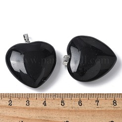 Природные подвески обсидиана&nbsp;G-A259-02P-07