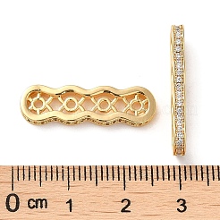 Латунные микро проложить кубического циркония многожильных соединения&nbsp;KK-P239-03A-G