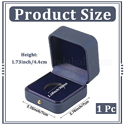 Коробка для хранения памятных монет из искусственной кожи&nbsp;AJEW-WH20054-229A