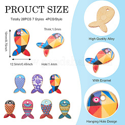 Подвески из сплава с покрытием в стойку&nbsp;FIND-TA0004-64