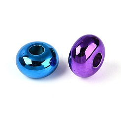 УФ-покрытие непрозрачные акриловые европейские бусины&nbsp;PACR-T017-19M