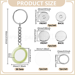 30 комплект наборов для самостоятельного изготовления брелоков из АБС-пластика&nbsp;DIY-GA0008-96B