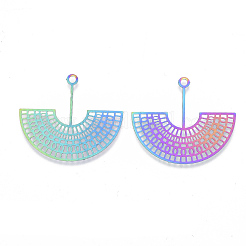 Ионное покрытие (ip) 201 филигранные подвески из нержавеющей стали&nbsp;LS-X-STAS-R102-32