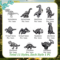 11шт 11 стиля броши из сплава&nbsp;JEWB-PH0001-58