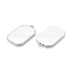 Оправы для подвесок из нержавеющей стали 304 в виде кабошонов&nbsp;STAS-N108-76P