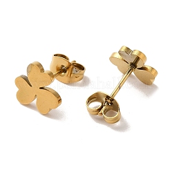 Серьги-гвоздики из нержавеющей стали 304 с вакуумным покрытием PVD&nbsp;EJEW-Z040-23G