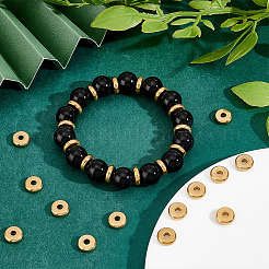 40 шт. ионное покрытие (IP) 304 нержавеющая сталь разделительные бусины&nbsp;STAS-UN0059-33