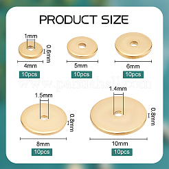 5 стиль 304 нержавеющая сталь разделительные бусины&nbsp;STAS-BC0003-71G