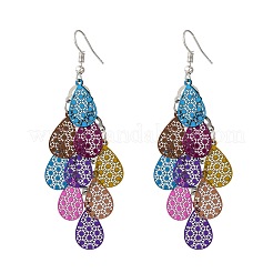 Серьги-капли из нержавеющей стали 430&nbsp;EJEW-A137-14P