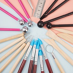 3 комплект 3 набора инструментов из глины для скульптуры в стиле TOOL-SZ0001-30