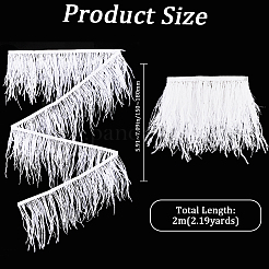 2м модная отделка из перьев страуса&nbsp;DIY-GF0009-45A-02