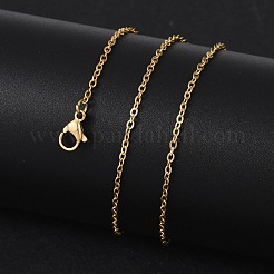 Ионное покрытие (ip) 304 нержавеющая сталь кабель цепь ожерелье&nbsp;STAS-T040-PJ205-45