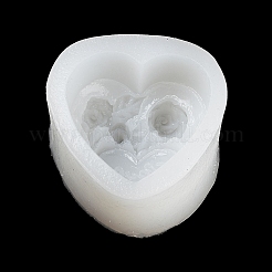 Силиконовые Молды на День святого Валентина в форме сердца и розы своими руками&nbsp;LS-SIL-Z008-02D