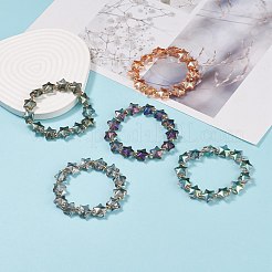 Браслет из бисера со стеклянной звездой для женщин&nbsp;BJEW-JB08273