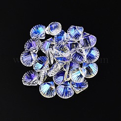 Прозрачные гальванические стеклянные подвески&nbsp;EGLA-N005-10