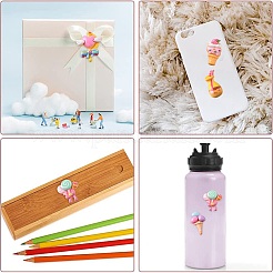 40шт 5 стиля десертная тема непрозрачные кабошоны из смолы&nbsp;RESI-CJ0003-03