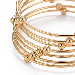 Комплект браслетов из нержавеющей стали Fashion 201&nbsp;BJEW-L664-023C-G-1