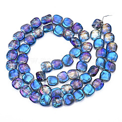 Стеклянные бусины с гальваническим покрытием &nbsp;EGLA-N008-005